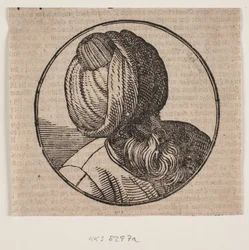 Médaillon circulaire avec le buste d