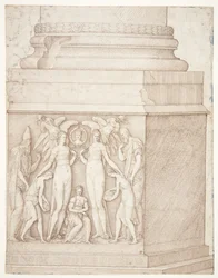 Le piédestal sculpté d