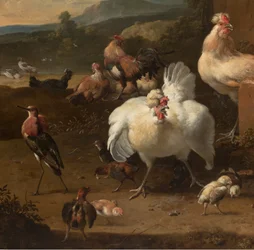 Détail de la Ménagerie, c.1680