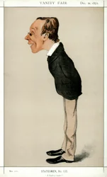 Un dirigeant radical, Henry Fawcett, député, homme politique et économiste britannique, 1872.