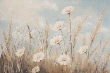 Fleurs des champs sereines