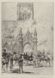 La Reine à Kensington, Sa Majesté recevant l