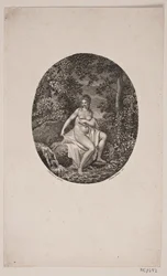 Femme se baignant