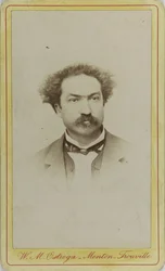 Portrait du compositeur Robert Planquette 1848-1903, vers 1880