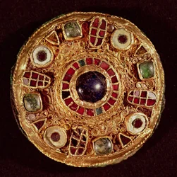 Broche ronde