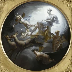 Diane sur son char, 1821