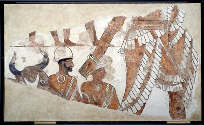 Mésopotamie : Le commanditaire du sacrifice. Détail d