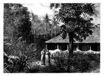Maison hollandaise à Ternate, Indonésie