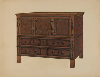 Coffre, probablement 1937