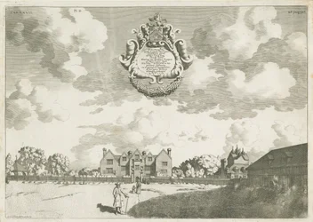 Bentley Hall : gravure sur cuivre, [1686]