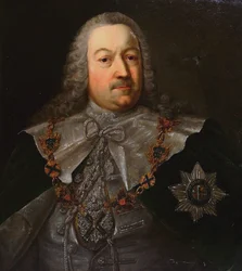 Portrait de Hermann Carl von Keyserlingk 1696-1764, milieu du 18e siècle