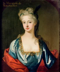 Portrait de Mary Anne Spanheim (1682-1772), épouse de François de la Rochefoucauld, Marquis de Montandre
