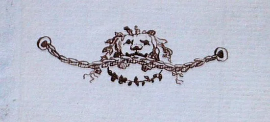 Dessin du carnet de croquis de Michael Faraday (plume et encre sur papier)
