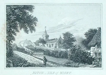 Église de Niton, île de Wight, de l