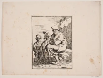 Un vieil homme et deux jeunes