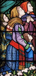 Christ bénissant les enfants (détail)