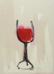 Claret, 2016 (aquarelle sur papier)