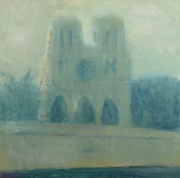 Notre Dame, Paris, 2016 (oil on linen)
