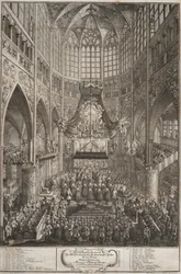 Le Couronnement de Marie-Thérèse au Château de Prague, 1743