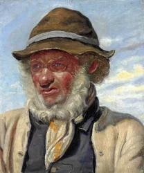Un pêcheur de Skagen avec une barbe bien fournie.