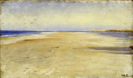 M.P.Ancher, Sur la plage de Skagen