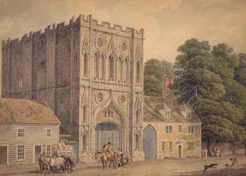 La Façade Ouest de la Porte de l