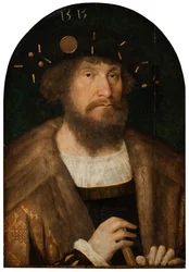 Portrait du roi Christian II de Danemark 1481-1559, 1514 ou 1515