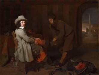 Anthonij de Bordes et son valet