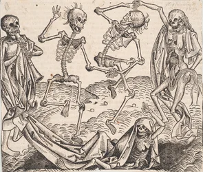 Danse macabre tirée de la Chronique du monde de Schedel
