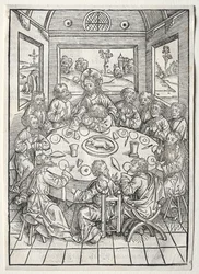 Der Schatzbehalter: La Cène, 1491