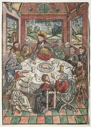 Der Schatzbehalter : La Dernière Cène, 1491