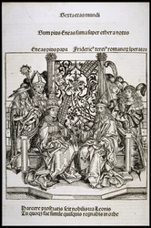 Rencontre entre le pape Pie II et Frédéric III, empereur d
