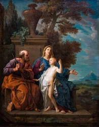 La Sainte Famille, vers 1740 (huile sur toile)