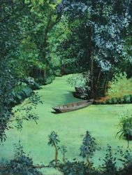 Les Marais Poitevin, 2003 (oil on board)