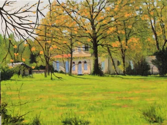 Maison Girondine, 2018 (huile sur toile)