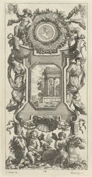 Panneau Ornemental Surmonté d