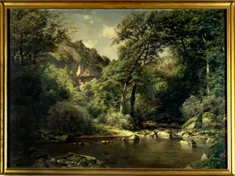 Le torrent à Cerveyrieux dans l