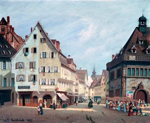 Place Du Marché-Aux-Fruits, Colmar, 1875