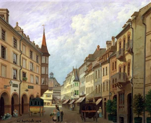 Les Arcades, Grand Rue, Colmar, 1876
