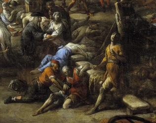 Vue du Cours (de Marseille) pendant la peste de 1720