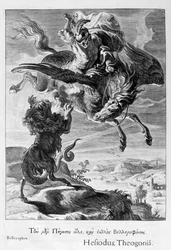 Bellérophon combat la Chimère