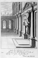 Iphis se pend de désespoir de ne pas avoir pu conquérir Anaxarète, 1655