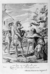Phinée est délivré des Harpies par Calais et Zétès, 1655