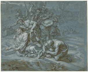 Christ déshabillé sur la croix, c.1680