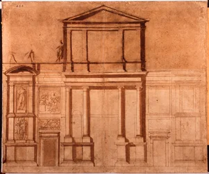 Dessin de la façade de San Lorenzo