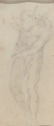 Nu masculin (verso)