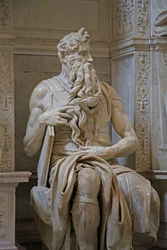 (détail) Moïse du tombeau de Jules II