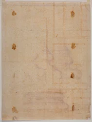 Plan fragmentaire du sol du couvent de San Lorenzo