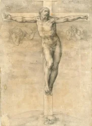 Crucifixion avec deux anges