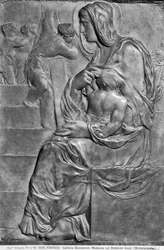 Madone et Enfant avec la Madonna della Scala (marbre)